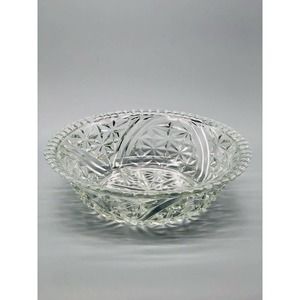 Anchor Hocking Stars and Bars 10.5 " Glass Serving Bowl